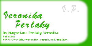 veronika perlaky business card